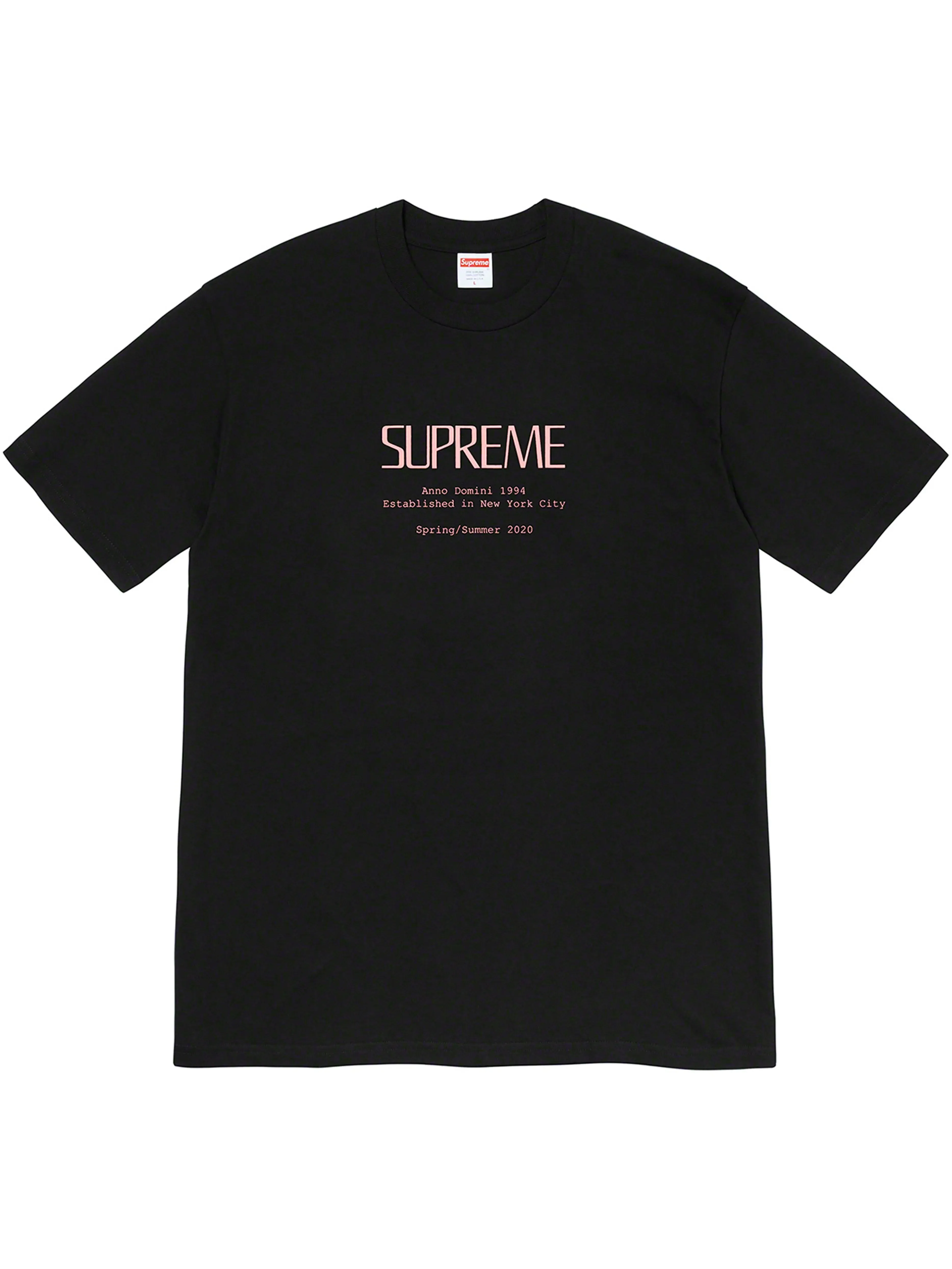 Supreme Anno Domini Tee Black [SS20]