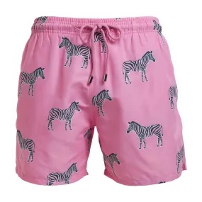 Swim Shorts - Zebras | Pink