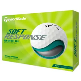 TaylorMade Soft Response Golf Balls 12 Pack - White