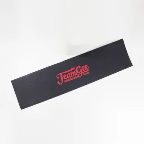 Teamgee Red Logo Grip Tape Black