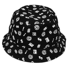 True Four Letter Bucket Hat Black