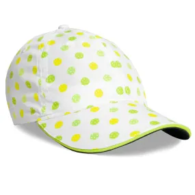 White Neon Performance Pickleball Hat