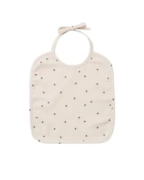 Woven Tie Bib – Natural Star