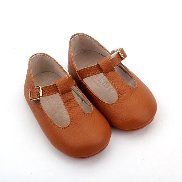 z Baby Toddler Shoes  Paris T-Bar Tan (old)