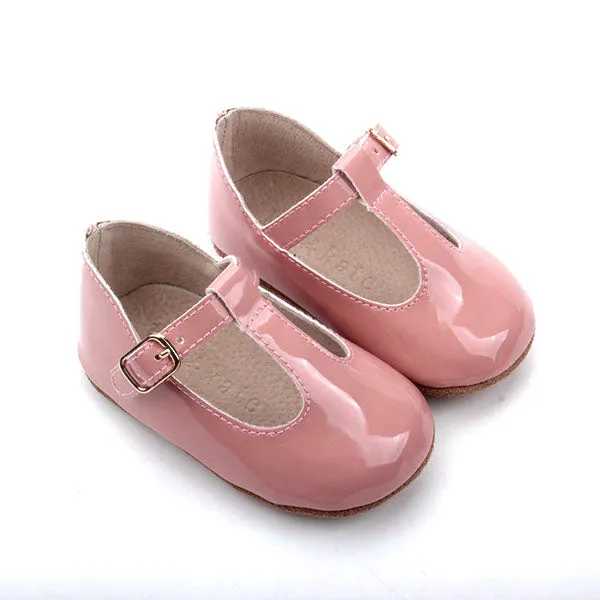 z Baby Toddler Shoes  Paris T-Bar Vintage Blush